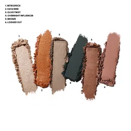 M.A.C Connect In Colour Eyeshadow Palette X6 - Bronze Influence image 3