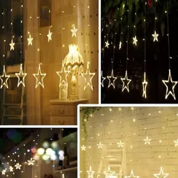 SPARK WORLD Yellow Star Shape String Lights image 2