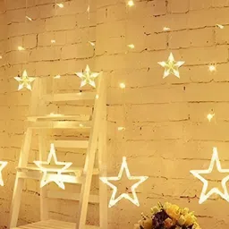 SPARK WORLD Yellow Star Shaped String Lights image 5