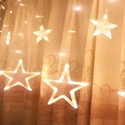 SPARK WORLD Yellow Star-Shaped String Lights image 3