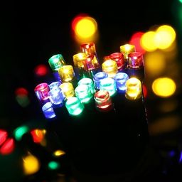 SPARK WORLD Black Rice Shaped String Lights image 3