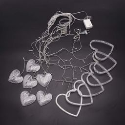 The Purple Tree Warm White Heart-Shaped String Light image 3