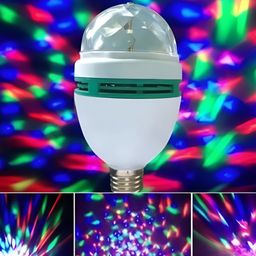 SPARK WORLD White & Green Disco Ball String Light image 2