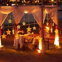 SPARK WORLD Yellow Star Shaped LED String Lights image 4