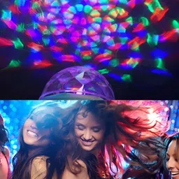 SPARK WORLD Yellow Disco Ball String Lights image 5