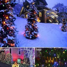 Gesto Pink & Blue 8 Modes LED String Serial Lights image 5