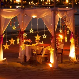 SPARK WORLD Yellow Star-Shaped String Lights image 4