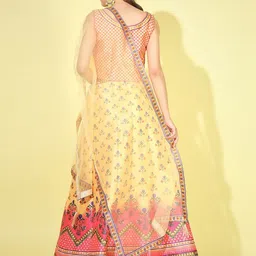Chhabra 555 Printed Crop Top With Lehenga & Dupatta image 5