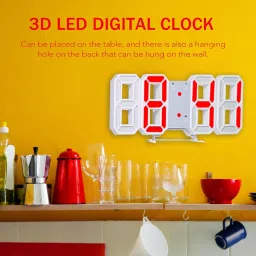 dwiza enterprise Electric Clock Red Clock image 3