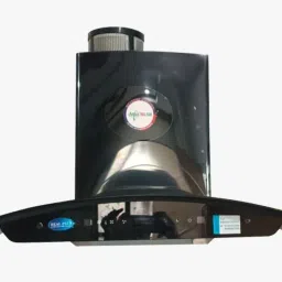 Real Plus 2200 Powerful Suction Auto Clean Auto clean Touch control LED lights Auto Clean Wall and Ceiling Mounted Black 2200 CMH Chimney-image-91