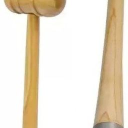 Wooden Mallet Hammer for Knocking Cricket Bat & Cricket Bat Grip Cone Wooden Bat Mallet-image-34