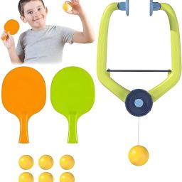 Cartoon Table Tennis Entertainment Toy Indoor Hanging Table Tennis Trainer Stationary Indoor Table Tennis Table-image-87