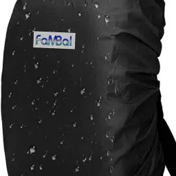 Fambal Waterproof/Dustproof Rain Backpack Cover with Anti Slip Adjustable Strap Durable Waterproof Laptop Bag Cover, School Bag Cover (Black) Laptop Bag Cover, School Bag Cover-10