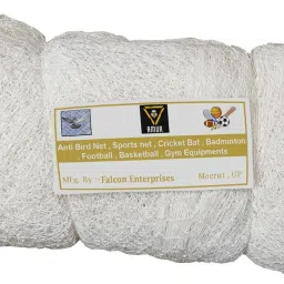 Anti Bird Net / Garden Net6Ft. x 8Ft. (48 SQ.Ft.) HDPE Nylon ( White Colour ) Hiking Net-3