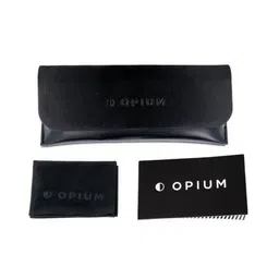 OPIUM Unisex Lens & Wayfarer Sunglasses With Polarised & UV Protected Lens OP-10138-C02-49 image 4