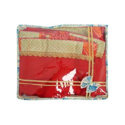 Kuber Industries Set Of 12 Blue Printed Multi-Utility Organisers image 3