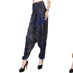 Printed Rayon Women Harem Pants-image-83