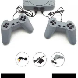 PTCMart 8bit TV Classic video game console with 2 cassettes & inbuilt games etc.. NA GB with in-built games with 2 cassettes-image-83