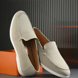 Roadster Men Beige Faux Leather CASUAL SLIP ON Loafers Loafers For Men-image-72