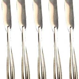 Stainless Steel Butter Knife & Jam Spreader for Kitchen, Silver Colour Stainless Steel Butter Spreader Set-image-62