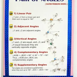 ontex electronics Pair and Types of Angles Educational Maths Working Project Model for School Educational Electronic Hobby Kit image 2