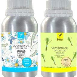 Veena Combo Aroma Oil Diffuser Long Lasting Fragrance Ocean Breeze & Lemongrass Room, Garden, Bedding Room, Office, Bar Fragrance Diffuser-25