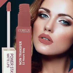 FORFOR Power Stay Set Of 3 Liquid Matte Lipstick-5ml Each-CocoaBrown-Mauve Matte-SandyNude image 4