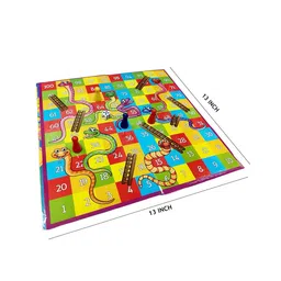 MUREN Kids Printed 2 In 1 Snake & Ladder Board Game image 2