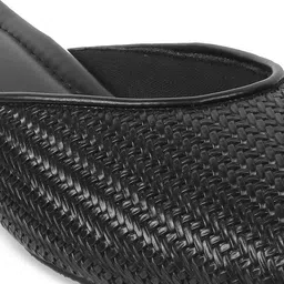 Mochi Textured Open Back Mules Flats image 4