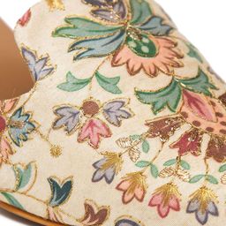 Kkarma Printed PU Block Mules image 5