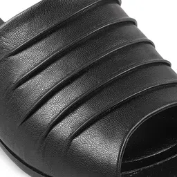 Metro Textured Open Toe Block Heels image 2