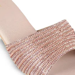 WALKWAY by Metro Embellished Open Toe Block Heels image 5