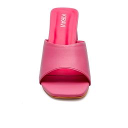 KIRAVI Open Toe Block Heels image 3
