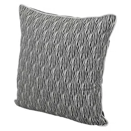 CDI Grey & Black Set of 5 Checked Square Cushion Covers image 4
