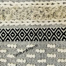 Textile and Beyond Off White Pieces 2 Cotton Square Cushion Covers image 4