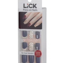 LICK Set Of 12 Acrylic Reusable Nails Artificial Nail Extension With Application Kit image 5