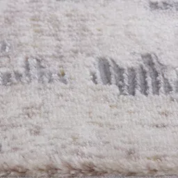 OBSESSIONS Grey & Off White Abstract-Printed Anti-Static Floor Runner image 4