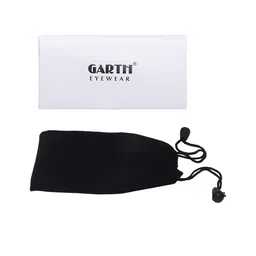 GARTH Unisex Lens & Rectangle Sunglasses With UV Protected Lens GRT_PRADA_BLK image 2