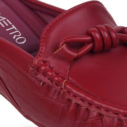 Metro Round Toe Mules With Bow image 3