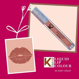 KINDED Set Of 2 Vitamin E Enriched Long Lasting Matte Liquid Lip Colour Lipstick 6 ml-Rust Crust 05 & More Maroon 09 image 4