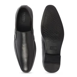 FAUSTO Men Pointed Toe Formal Slip-On Shoes image 4
