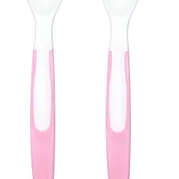 Baby Feeding Spoon Set of 2 Bpa Free Material with Food Grade Silicone Tip - Silicon-picture-15