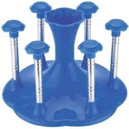 Glass Stand and Spoon Organiser for Glasses and Cutlery Glass Stand Made Stainless Steel and Virgin Plastic Plastic, Steel Glass Holder-image-31