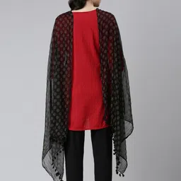 Souchii Ethnic Motifs Printed Foil Print Dupatta image 2