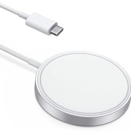 Muvit 15W/Type-C/Light-Weight Design Magnetic Wireless Charger with Qi Technology Charging Pad-image-17