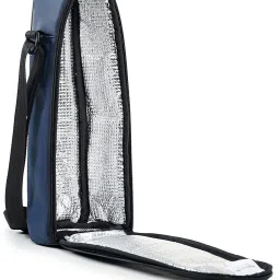Insulated Water Bottle Bag 2 Liter Polyester Sleeve Cover Blue-image-44