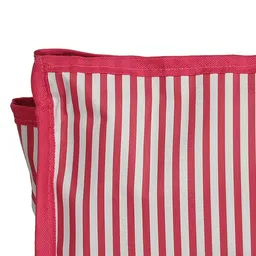 Kuber Industries Set Of 2 Pink Striped Multi-Utility Organisers image 3