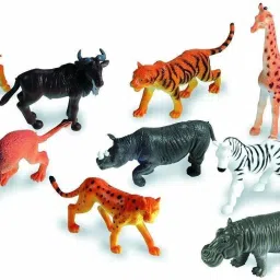 Mix Pack of Jungle Animals Toys Figure Playing Set PQ-image-54