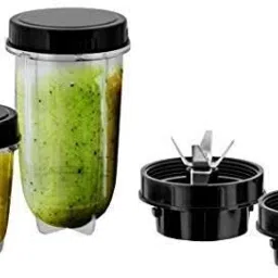mexican 2pc Jar set - Enhance Your Blending Experience with a Versatile Bullet 300ml Mixer Juicer Jar image 3