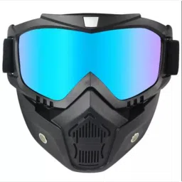 Mask, Airsoft Mask Full Face and Detachable Airsoft Goggles Blowtorch / Windproof Dirt Shield With Soft Foam Padded Detachable Safety Goggle@1 Safety Visor-22